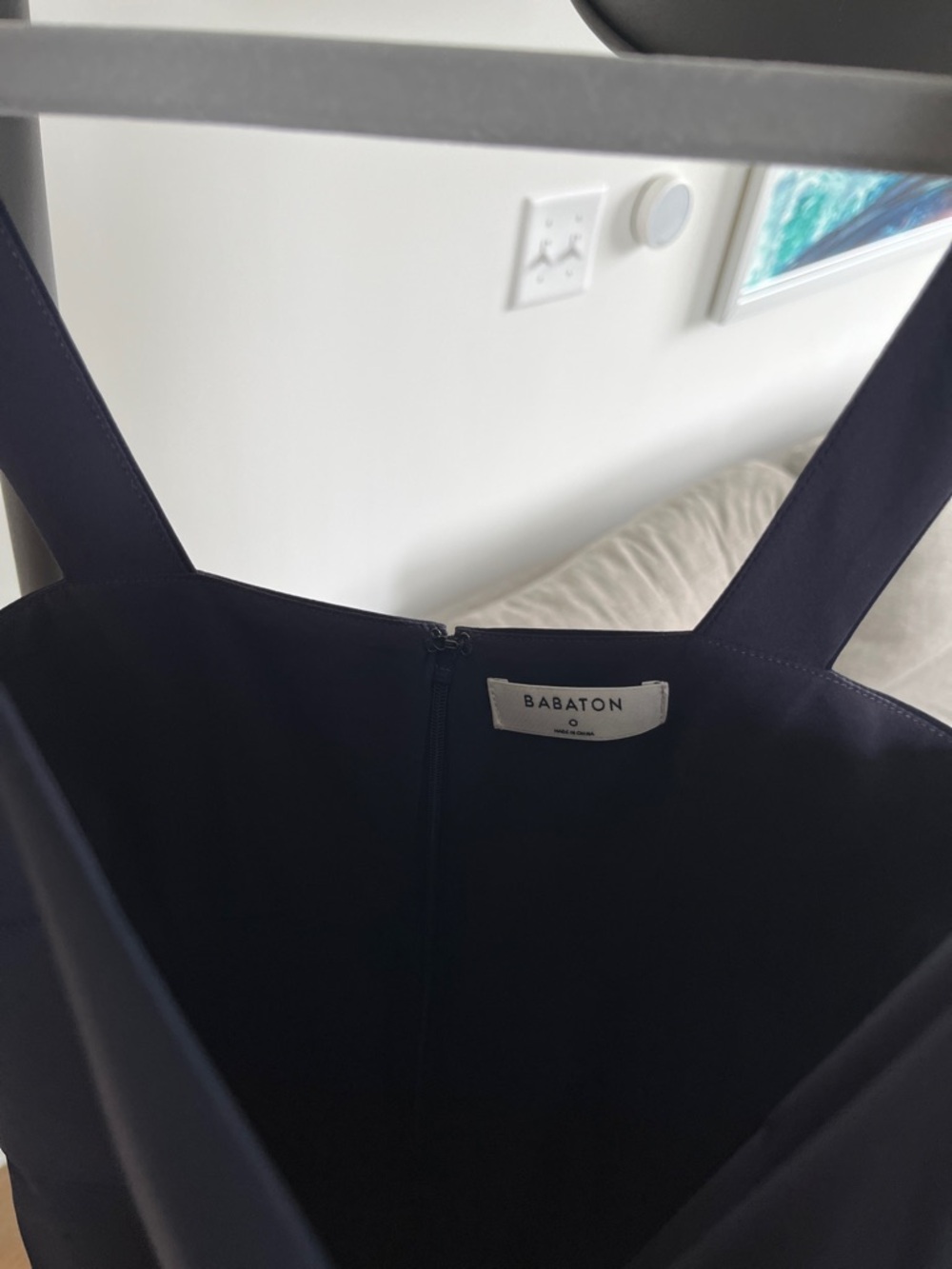NWT Aritzia Babaton 90s Slit Midi Dress in Pure Indigo (Size 0) - Picture 9 of 11